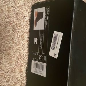 Sorel Hi-Line Heel Lace Boot - 6.5 - Black